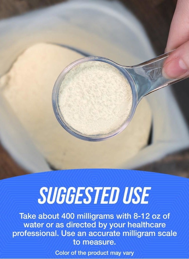 BulkSupplements مسحوق الثيوبرومين - مكمل الثيوبرومين، مكمل نوتروبيك - دعم الطاقة، خالي من الغلوتين، 1250 حصة، 500 جرام (1.1 رطل) (عبوة من 1) - Image 4